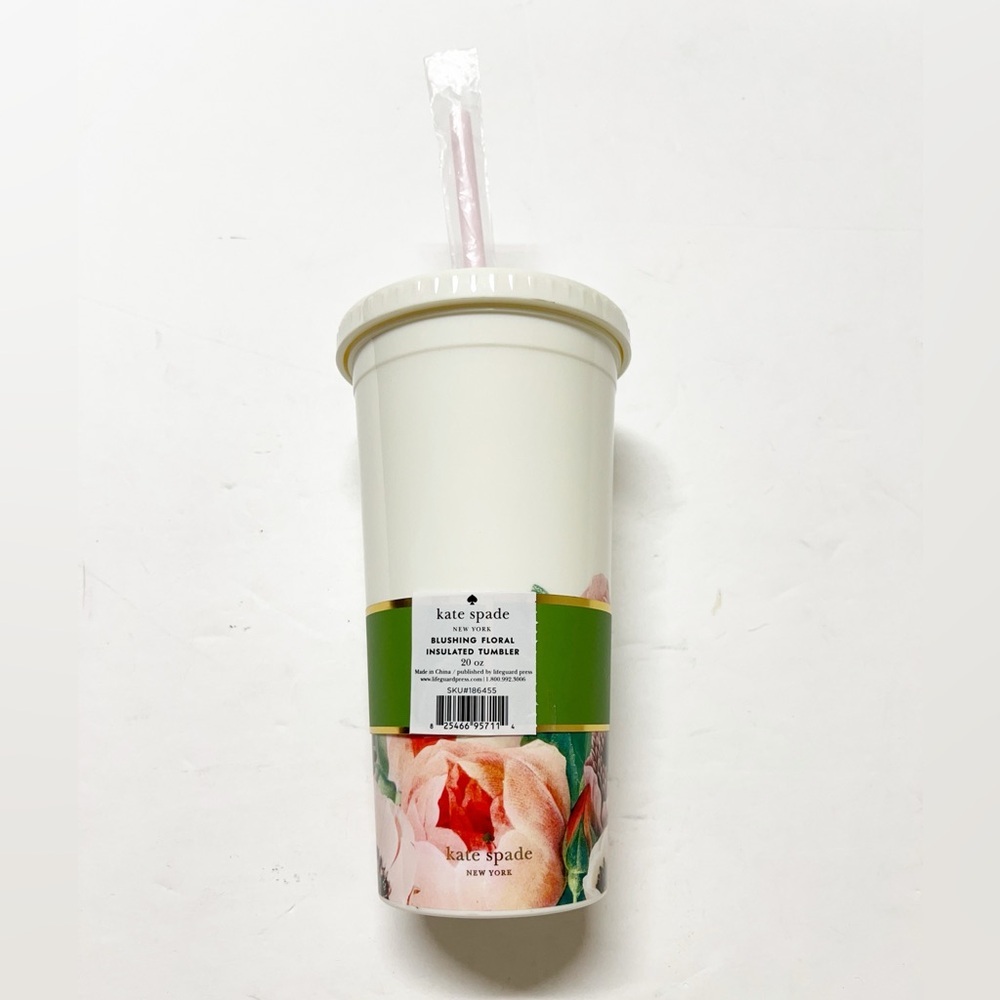 Kate Spade New York Blushing Floral Bridesmaid 20 Oz Insulated Tumbler - Picture 2 of 9